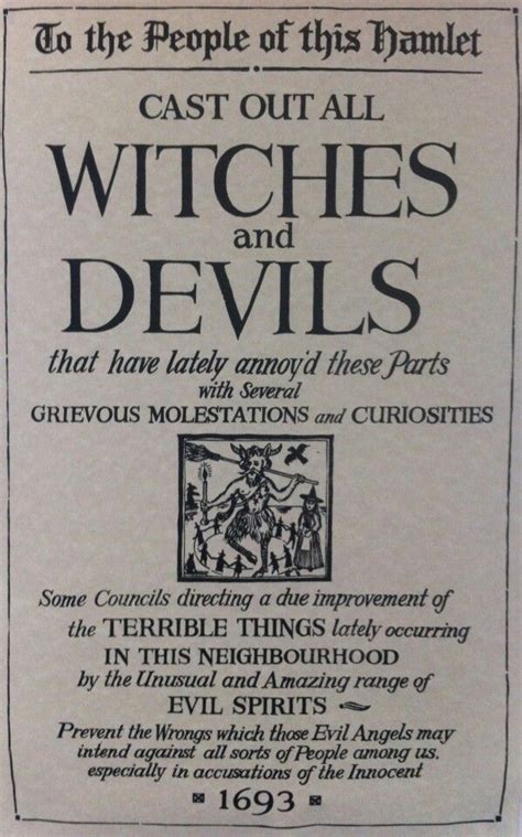 Witchcraft history program